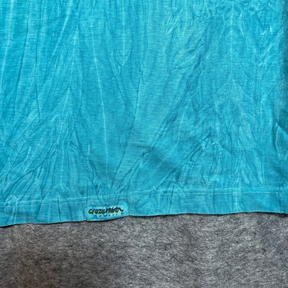 Vintage Single Stitch Whale Shirt Mens Medium Blue Ocean Marine Sea Life Dolphin - Picture 8 of 10